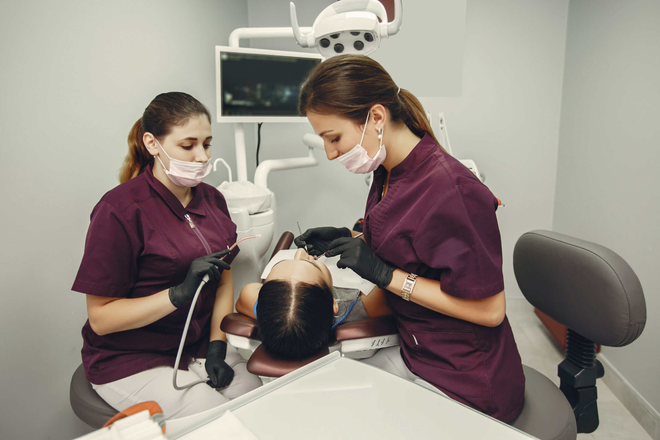 Transform Your Smile Section (Dentist treating patient)